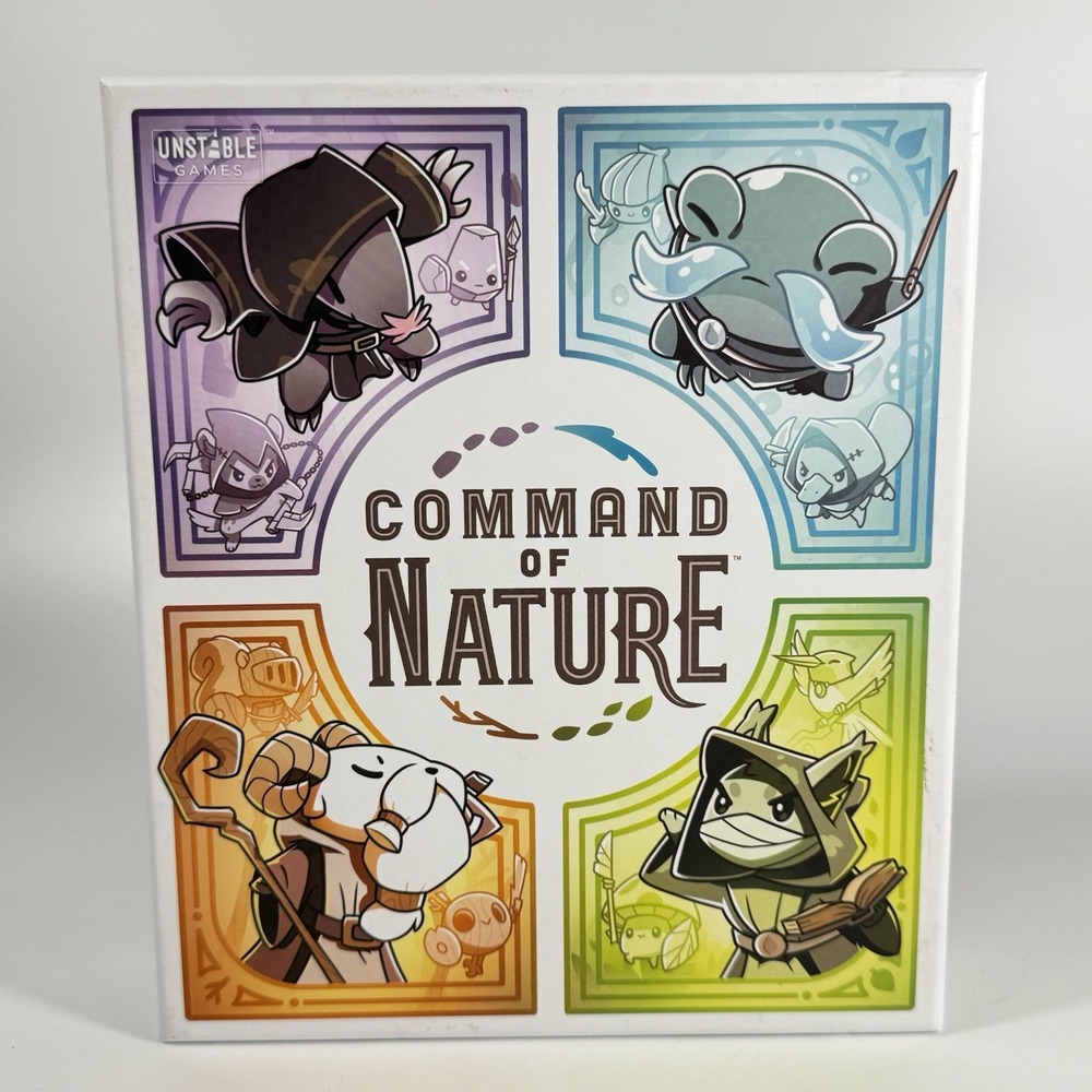 Unstable Games Command of Nature Base Game, Fun Strategy Deck Build ~ Open Box‎